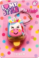 BŁYSZCZYK BALSAM DO UST LODY JEDNOROŻEC BRELOK