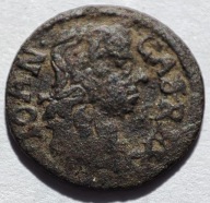 Boratynka koronna Jan Kazimierz 1661 r. śr. 16 mm