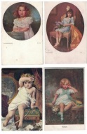 7-DA57- Dziewczynki w obrazach, 1920-30r