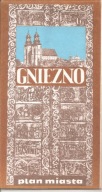 GNIEZNO - PLAN MIASTA Z 1984 ROKU.