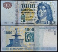 BNA - WĘGRY 1000 Forintów 2012 DB 8233593 # P197d # XF+