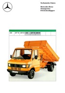 PROSPEKT MERCEDES-BENZ TRANSPORTER DREISEITENKIPPER 410/407 D/409 D