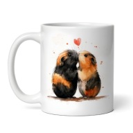 Kubek z świnkami morskimi 330ml, cavia, świnka morska para 2