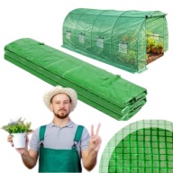 FOLIA NA TUNEL OGRODOWY ZAMIENNA POSZYCIE SZKLARNIA 4x2.5x2m ZIELONA