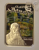 CLAUDE MONET 1$ DOLAR NIUE 2010 GCN PR70 - "MALARZE ŚWIATA" RZADKOŚĆ