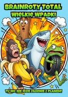 Kolorowanka Brainroty Wielkie Wpadki - 50 obrazków Mały Artysta