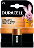 Bateria alkaliczna Duracell 9V (6F22) 1 szt.