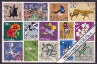 200 różnych znaczków polskich z lat 1960-2000 5 pakiet