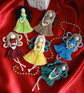 Aniołki - zestaw makrama