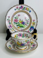 Staffordshire, trio z rajskim ptakiem