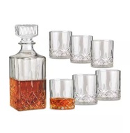 Zestaw do Whisky KARAFKA 900ml + 6x SZKLANEK w ELEGANCKIM Pudełku