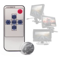Pilot zdalnego sterowania LCD REMOTE do obsługi monitora do kamer cofania