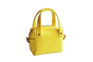 Elegancka torebka skórzana damska do ręki i na ramię - PuffBag