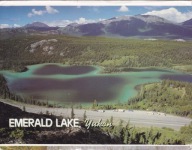 KANADA - EMERALD LAKE - Z LOTU PTAKA - YUKON - JUKON