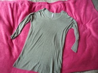 Sheego jedwabisty dlugi cienki sweterek 44/46