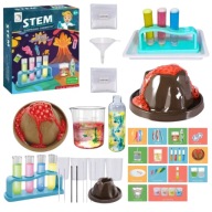 ZESTAW EDUKACYJNY WULKAN EKSPERYMENTY NAUKOWE DOŚWIADCZENIE DLA DZIECI