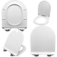 DESKA SEDESOWA TOALETOWA WOLNOOPADAJĄCA WC TWARDA ANTYBAKTERYJNA WYPINANA