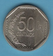 Peru 50 centymów, 2007