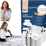 4CONVY 11 SZT. GRUBE WORKI PRÓŻNIOWE 50x70 CM – ZESTAW DO UBRAŃ I SWETRÓW