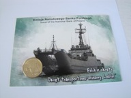 2 zł. polskie okręty okręt minowy Lublin blister