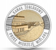 Moneta 5 złotych 2023 Kanał Mierzei Wiślanej mennicza UNC