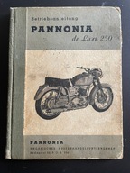 Instrukcja obsługi motocykla Pannonia de Luxe 250
