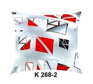 Poszewka z kory 40x40 jasiek z bawełny gofrowanej K 268-2 szkiełka szare