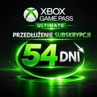 Przedłużenie obecnie trwającej subskrypcji Xbox Game Pass Ultimate o 54 Dni