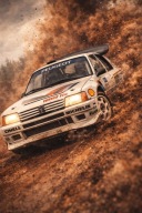 Plakat Motoryzacyjny Peugeot 205 T16 A4 (21 x 29,7 cm) Dekoracja Ścienna