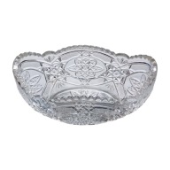 Żardiniera ze szkła prasowanego, pierwsza połowa XX w.