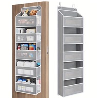 Organizer wiszący na drzwi z 5 półkami do szafy butów zabawek kosmetyków