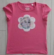 C&A Koszulka Psi Patrol odwracane cekiny 128