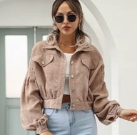 Kurtka damska bomber bez kaptura MODNA ZIMOWA LUŹNA ZWIEWNA rozmiar XL