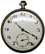 Zegarek kieszonkowy LIP, średnica 49 mm, vintage, niesprawny, tarcza 24h