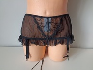 Śliczny markowy pas do pończoch La Finesse EUR XL