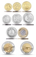 1 2 5 10 20 50 gr + 1 2 zł + 2x 5 zł okolicz. 2024 10 szt. MENNICZE st. 1