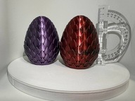 Jajo “Dragon Egg” 3D czerwono - czarne 30 zł / smok 15 zł (opcjonalnie)