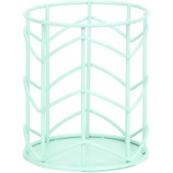 ORGANIZER PRZYBORNIK NA DŁUGOPISY ZIELONY LOFT METALOWY KUBEK