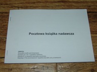 Pocztowa książka nadawcza - wszystkie kartki samokopiujące (PP SA) !