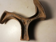 Stare przedwojenne francuskie kopyto szewskie S.G.D.G. nakładane na udo