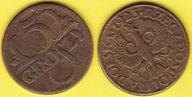 POLSKA 5 groszy 1923 r.