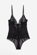 H & M body koronkowe bieliźniane seksowne mesh transparentne gorsetowe boho