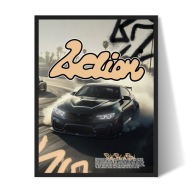 Plakat BMW M4 w ramce 30x40 cm obraz auta dekoracja wnętrza
