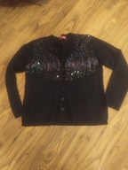 Sweter cekiny czarnyM/L