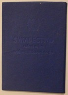 ŚWIADECTWO robotnika wykwalifikowanego, 1983 rok