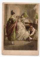 Pocztówka Ilustracja do poematu A. Mickiewicza Pan Tadeusz Zosia 1954r.