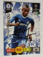 Karta panini autograf Chelsea Salomon Kalou 2010/2011 Champions League