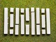 Cegiełki gipsowe odlew Belki, strop forma 06h