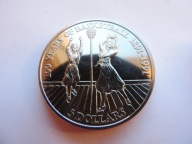 NIUE 5 DOLLARS 1991 100 LAT KOSZYKÓWKI