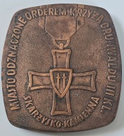 MEDAL SKARŻYSKO-KAMIENNA MIASTO ODZNACZONE ORDEREM KRZYŻA GRUNWALDU III KL.